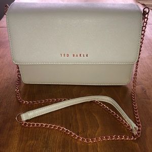 Ted Baker Grey and Rose Gold Crossbody Bag